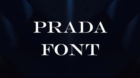 font prada free download